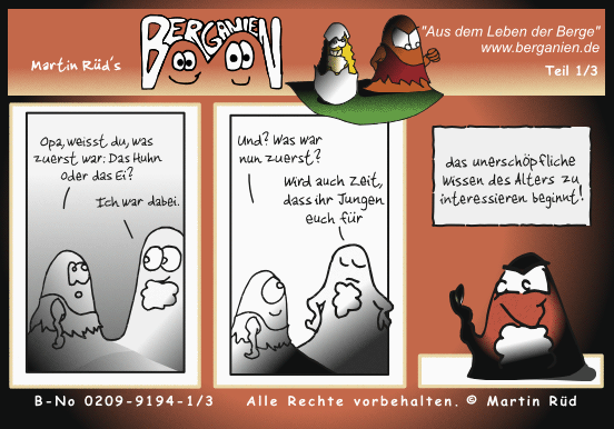 Huhn oder Ei Comic - F&uuml;r Teil 2 hier klicken!